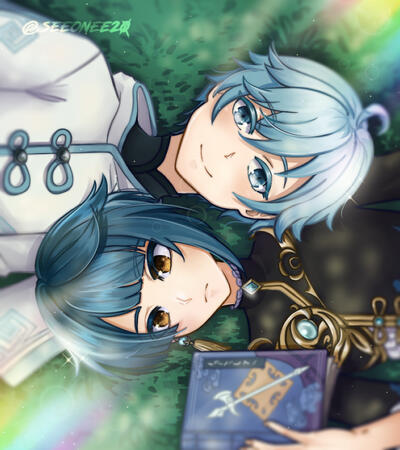 Genshin Impact | Chonyun and Xinqiu