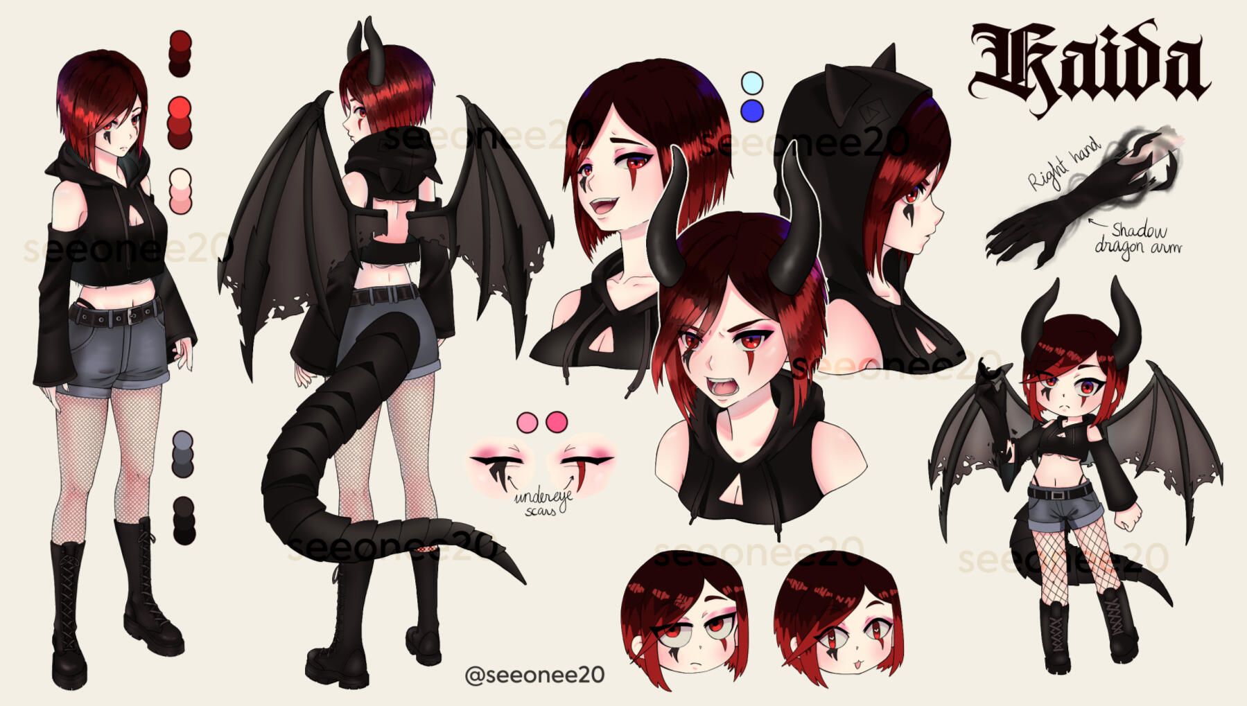 Original Character Sheet | Kaida